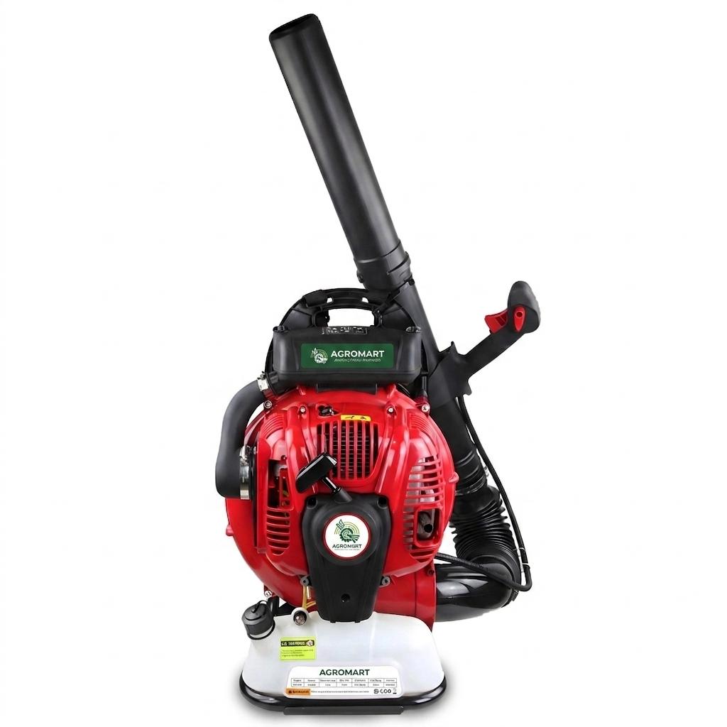 AGROMART Backpack Petrol Leaf Blower – 2-Stroke Power Blower